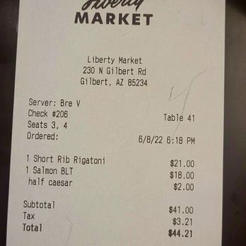 Liberty Market - New American Near Me - Gilbert, Arizona Liberty Market - New American Near Me - Gilbert, Arizona