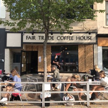 Fair Trade Coffee House - UW students outside Fair Trade - Coffee & Tea Near Me - Madison, Wisconsin