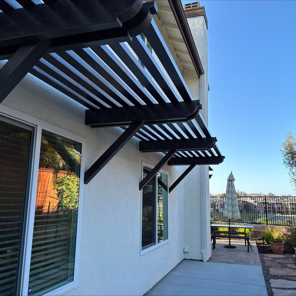 Window awning project. Window awning project.