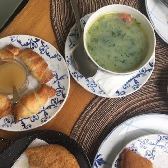 Pátio do Duque - Caldo verde (soup), Duques (mini croissants), and some croquetas - Tapas Bars Near Me - Porto, 13