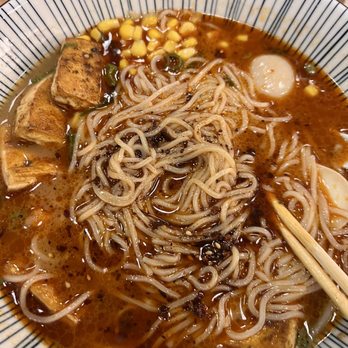 Mirin Fusion Kitchen - Japanese ramen with vegetable broth and chili oil - Asian Fusion Near Me - Augusta, Georgia Mirin Fusion Kitchen - Japanese ramen with vegetable broth and chili oil - Asian Fusion Near Me - Augusta, Georgia