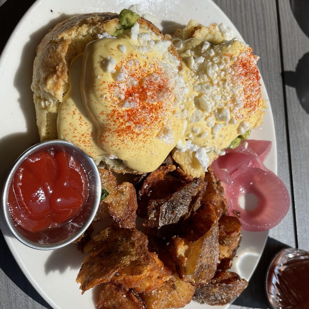 Tupelo Honey Southern Kitchen & Bar - Biscuits, avocado, eggs and hollandaise - Southern Near Me - Upper Arlington, Ohio Tupelo Honey Southern Kitchen & Bar - Biscuits, avocado, eggs and hollandaise - Southern Near Me - Upper Arlington, Ohio