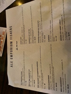 Menu photo 4 Ale Emporium Fishers, IN Menu photo 4 Ale Emporium Fishers, IN