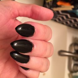 Fantasy Nails - The pointer finger is the worst and I'm worried I'm going to get an infection.