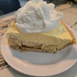 Joyce's Coffee Shop - Banana cream pie, light and  airy, and never too sweet.