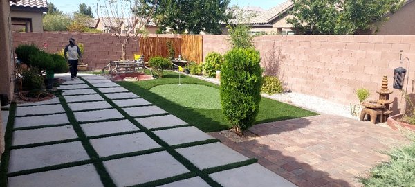 Hardscape Construction + Artificial Turf Installation - Let us help turn your dream backyard into reality! We understand that you're making an investment of your home or building and know that by adding the right touches, it can instantly increase its value. We take great pride in our work and guarantee your complete satisfaction! Call us today to schedule a free in-person estimate.