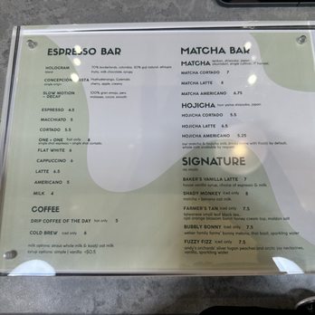 Pinecone Bakeshop Plus Cafe - Drink Menu - Coffee & Tea Near Me - Alhambra, California