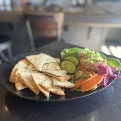 The Rocks Tasting Room and Liquor Store - Hummus plate. Delicious!