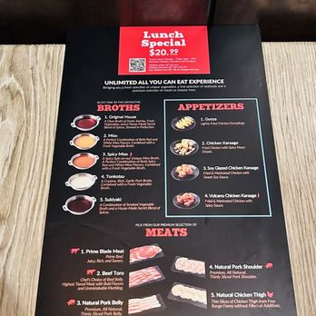 Shabuya - AYCE lunch menu 03/15/24 - Hot Pot Near Me - Concord, California Shabuya - AYCE lunch menu 03/15/24 - Hot Pot Near Me - Concord, California