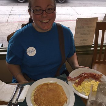 Vivian's Cafe - Birthday girl gf pancake combo - Breakfast & Brunch Near Me - Studio City, California Vivian's Cafe - Birthday girl gf pancake combo - Breakfast & Brunch Near Me - Studio City, California
