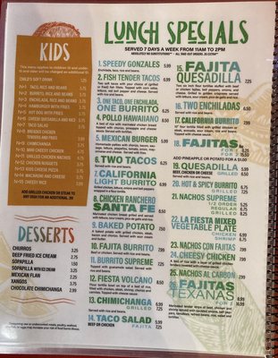 Menu photo 1 La Fiesta Bar And Grill Tullahoma, TN Menu photo 1 La Fiesta Bar And Grill Tullahoma, TN