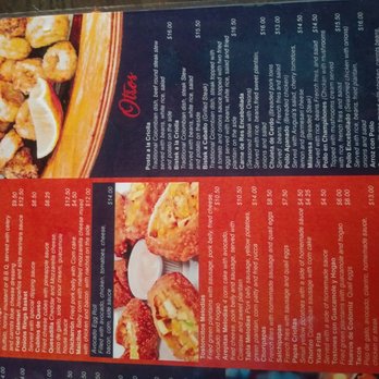 Melodias - the menu of a restaurant - Colombian Near Me - Boston, Massachusetts