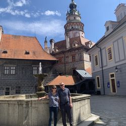 Cesky Krumlov - In the Castle square