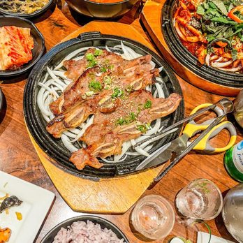 HanEuem - Kalbi, Kim Pork Belly Kimchi Stew, Spicy Squid and Vegetable Stir Fry - Korean Near Me - Los Angeles, California HanEuem - Kalbi, Kim Pork Belly Kimchi Stew, Spicy Squid and Vegetable Stir Fry - Korean Near Me - Los Angeles, California
