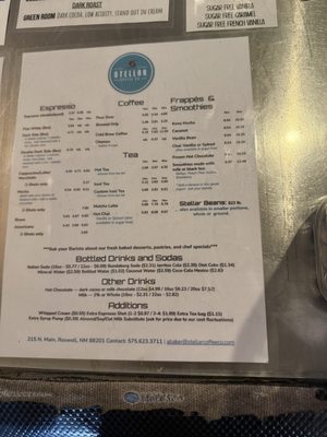 Menu photo 2 Stellar Coffee Roswell, NM Menu photo 2 Stellar Coffee Roswell, NM