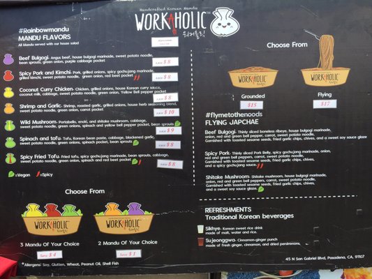 Menu photo 2 Workaholic Pasadena, CA