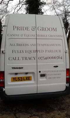 pride and groom mobile dog grooming