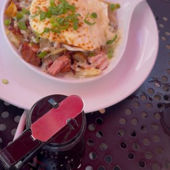 Broken Yolk Cafe - Meat lovers skillet was good, but I expected a larger portion for $17.95 - Breakfast & Brunch Near Me - Costa Mesa, California Broken Yolk Cafe - Meat lovers skillet was good, but I expected a larger portion for $17.95 - Breakfast & Brunch Near Me - Costa Mesa, California