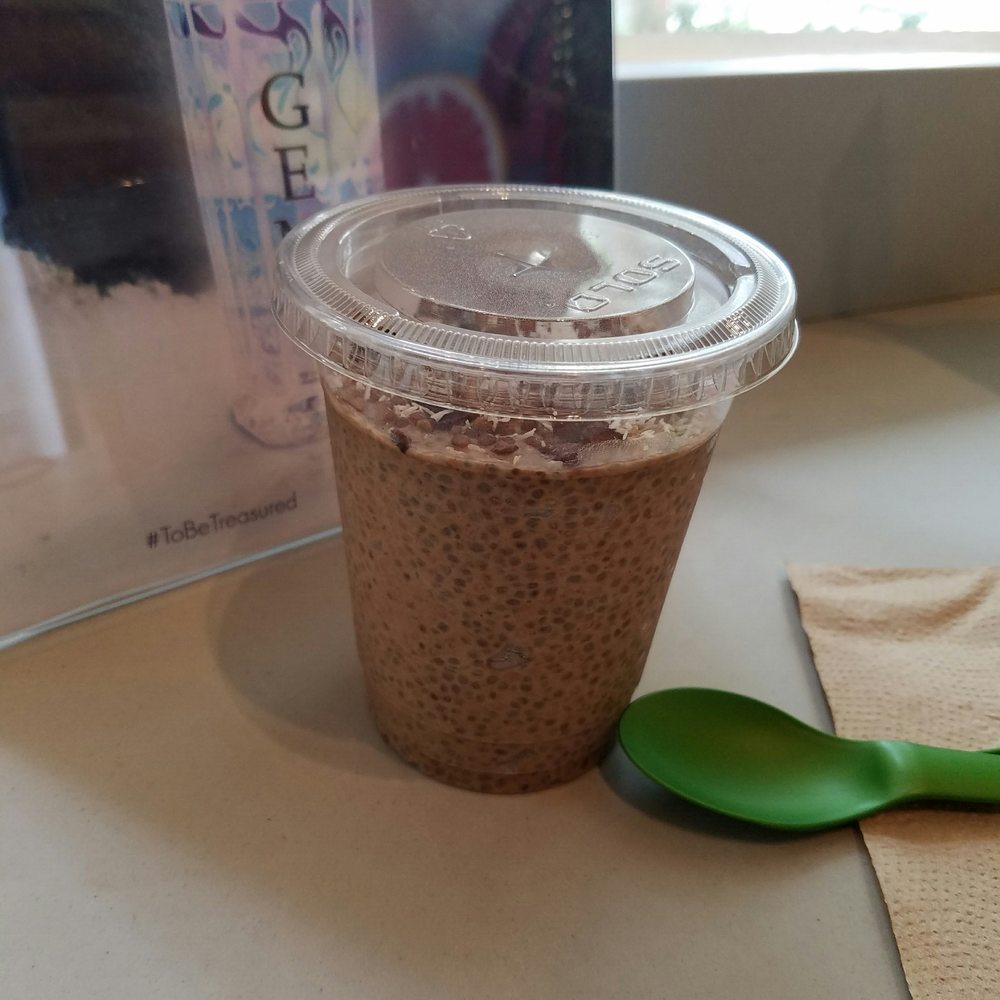 Green G - The highlight of my lunch, cocoa Chia pudding. - Juice Bars & Smoothies Near Me - Miami, Florida Green G - The highlight of my lunch, cocoa Chia pudding. - Juice Bars & Smoothies Near Me - Miami, Florida