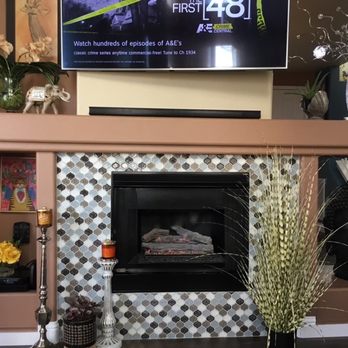 Mindful Design - fireplace new tile - Interior Design Near Me