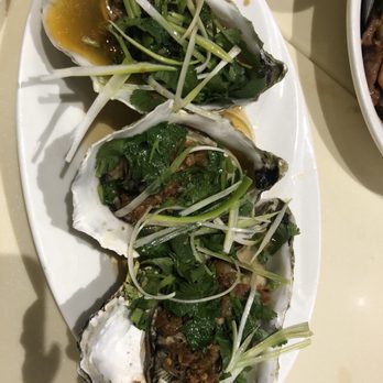 Minghin Cuisine - Steamed Live Oyster with X.O. Sauce - Dim Sum Near Me - Naperville, Illinois Minghin Cuisine - Steamed Live Oyster with X.O. Sauce - Dim Sum Near Me - Naperville, Illinois