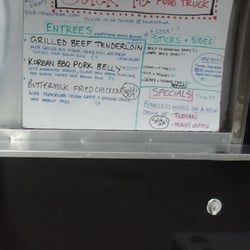 Stick It Truck - Menu on February 5, 2013