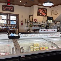 Bucks County Honey Company - The frozen counter.