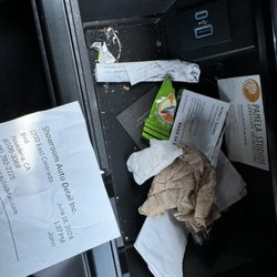 Social Auto Detail - Whole compartment was not cleaned