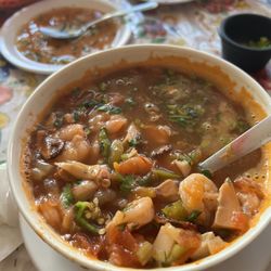 La Justicia de Don Pino - Caldo de Mariscos!  Absolutely delicious!