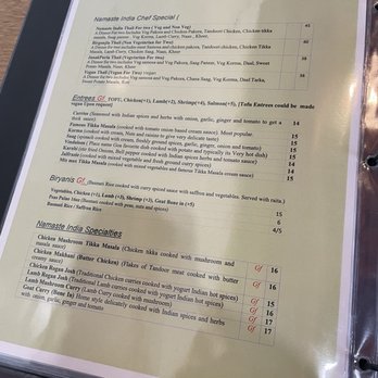 Namaste India Restaurant and Bar - Menu - Indian Near Me - Arvada, Colorado Namaste India Restaurant and Bar - Menu - Indian Near Me - Arvada, Colorado