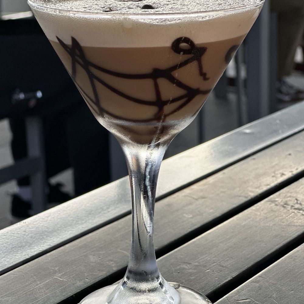 Expresso Martini! With a chocolate flavor.. so much better than normal. Expresso Martini! With a chocolate flavor.. so much better than normal.