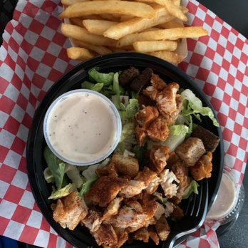 Blazing Bird - Aurora - Caesar salad with fries - Chicken Shop Near Me - Aurora, Colorado