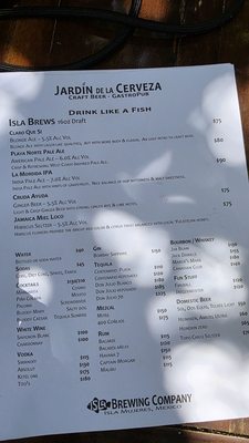 Menu photo 3 Isla Brewing Company Isla Mujeres, ROO Menu photo 3 Isla Brewing Company Isla Mujeres, ROO