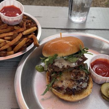 Rodeo Goat - Double Ranch House Burger and Hand Punched Fries - Burgers Near Me - Houston, Texas