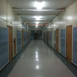 Reseda High School - A Building Hallway