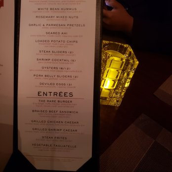 Rare Steakhouse - Happy hour menu - Seafood Near Me - Milwaukee, Wisconsin