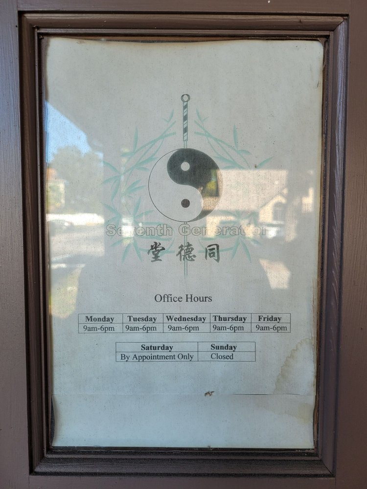 SEVENTH GENERATION ACUPUNCTURE & HERBAL MEDICINE Updated September