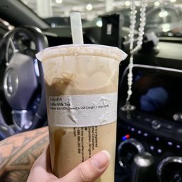 Coffee Milk Tea with Ice Cream