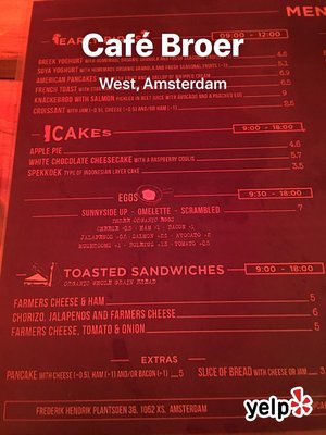 Menu photo 3 Café Broer Amsterdam, NH