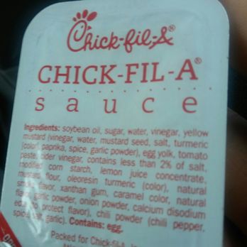 Chick-fil-A - best sauce ever.  I could easily go through 3 packets. - Fast Food Near Me - Sunnyvale, California