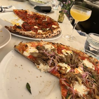 Bettina - Pepperoni and maitake mushroom pizza - Pizza Near Me - Santa Barbara, California Bettina - Pepperoni and maitake mushroom pizza - Pizza Near Me - Santa Barbara, California