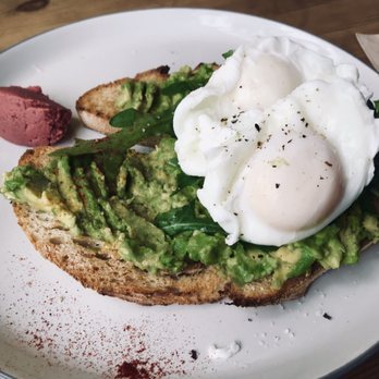 3rd Place - Avocado/Poached Egg toast - Coffee & Tea Near Me - Dundalk, LH