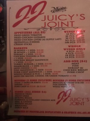Menu photo 2 juicy joint Decatur, GA Menu photo 2 juicy joint Decatur, GA