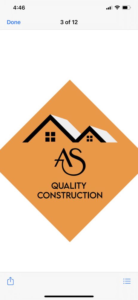 Slide of A. S. Quality Construction