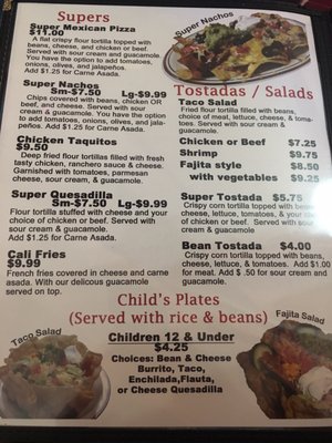 Menu photo 8 Las Mesitas Battle Ground, WA