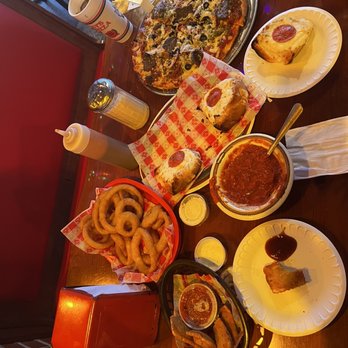 Tony's Pizza - Raviolis, onion rings, Italian cheese bread, 12" super deluxe - Pizza Near Me - Lake Charles, Louisiana Tony's Pizza - Raviolis, onion rings, Italian cheese bread, 12" super deluxe - Pizza Near Me - Lake Charles, Louisiana