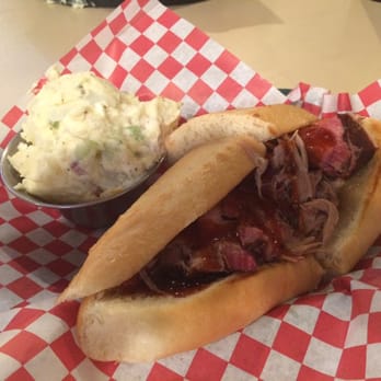 BBQ4LIFE - Pulled pork sandwich with traditional potato salad...delicious!! - Barbeque Near Me - Boise, Idaho BBQ4LIFE - Pulled pork sandwich with traditional potato salad...delicious!! - Barbeque Near Me - Boise, Idaho