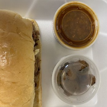 Bubbalou's Bodacious BBQ - Pulled pork basket. Should be okra and collard greens. I don't know what I was up charged for but this isn't a $12+ lunch - Barbeque Near Me - Altamonte Springs, Florida