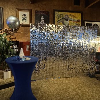 Floating Memories - Silver sequin backdrop. - Balloon Services Near Me Floating Memories - Silver sequin backdrop. - Balloon Services Near Me