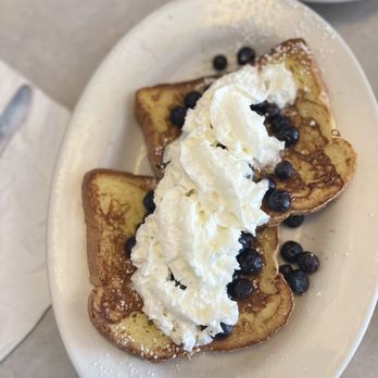 Patriots Diner - This blueberries  French toast are delicious - Diners Near Me - Woonsocket, Rhode Island